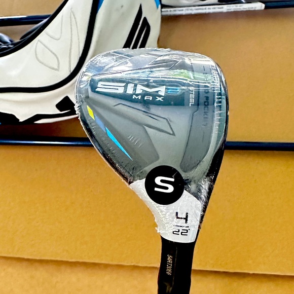TaylorMade SIM2 Max Hybrid Golf Club Stiff NWT this is a must for your bag - Picture 1 of 5